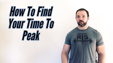 How To Find Your Time To Peak