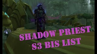 TBC Shadow Priest S3 BIS List (PVP)