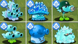 All ICE & MINT Plants Power-Up! in Plants vs Zombies 2 Final Bosses