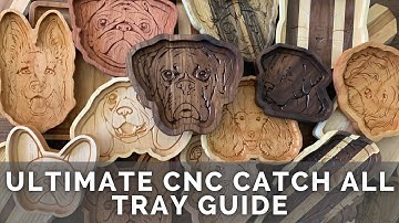 Catch all tray guide // How to make a catch all tray // CNC