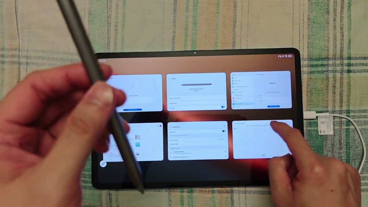 Honor Magic Pencil 3 Connecting to Honor Pad 9
