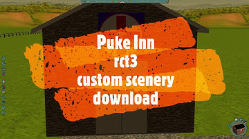 RollerCoaster Tycoon 3 Custom Scenery Download PUKE INN Stall RCT3 Custom Content