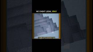 No Cheat LEGAL X-Ray 👀 | Minecraft Without Mods! #minecraft