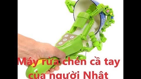 Dụng cụ rửa chén cầm tay cho người lười - Phát minh vĩ đại của người Nhật