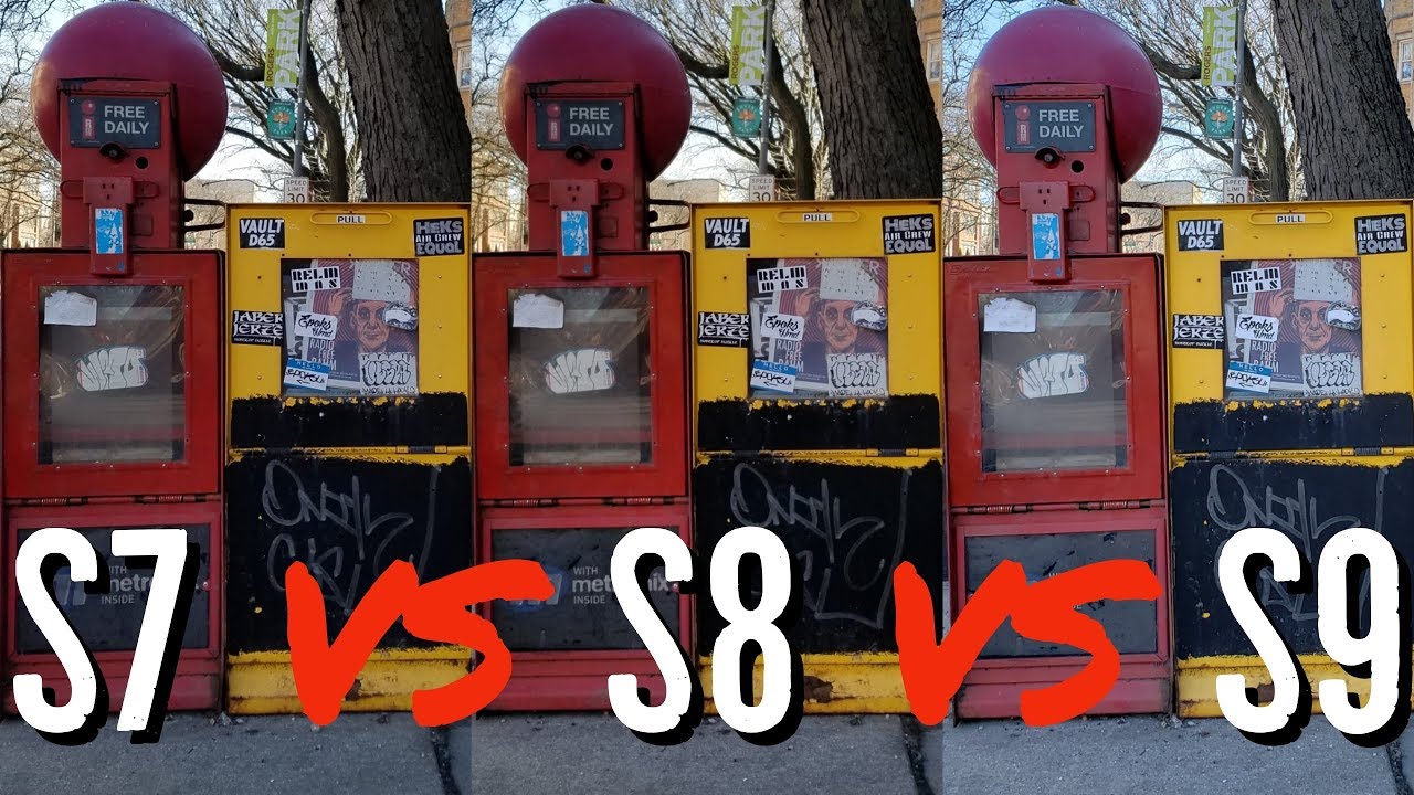 S7 vs S8 vs S9 Photo and Video Testing YouTube