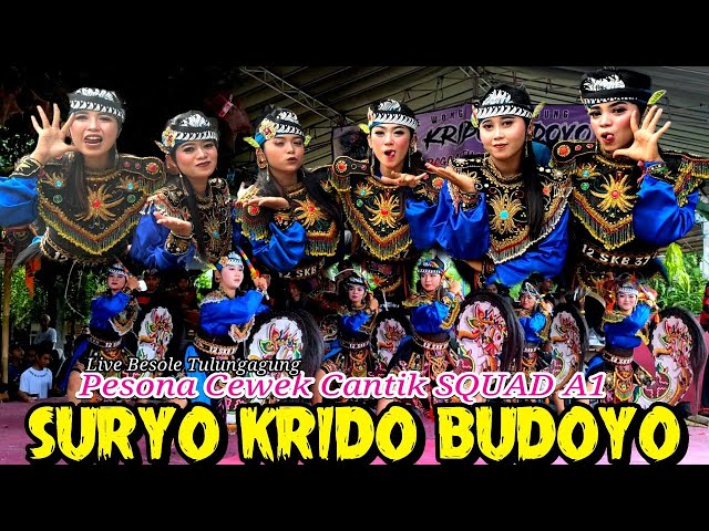 SQUAD A1 😍🥰 Kreasi Terbaru2024 jaranan Senterewe Putri (SURYO KRIDO BUDOYO) Live Besole Tulungagung class=