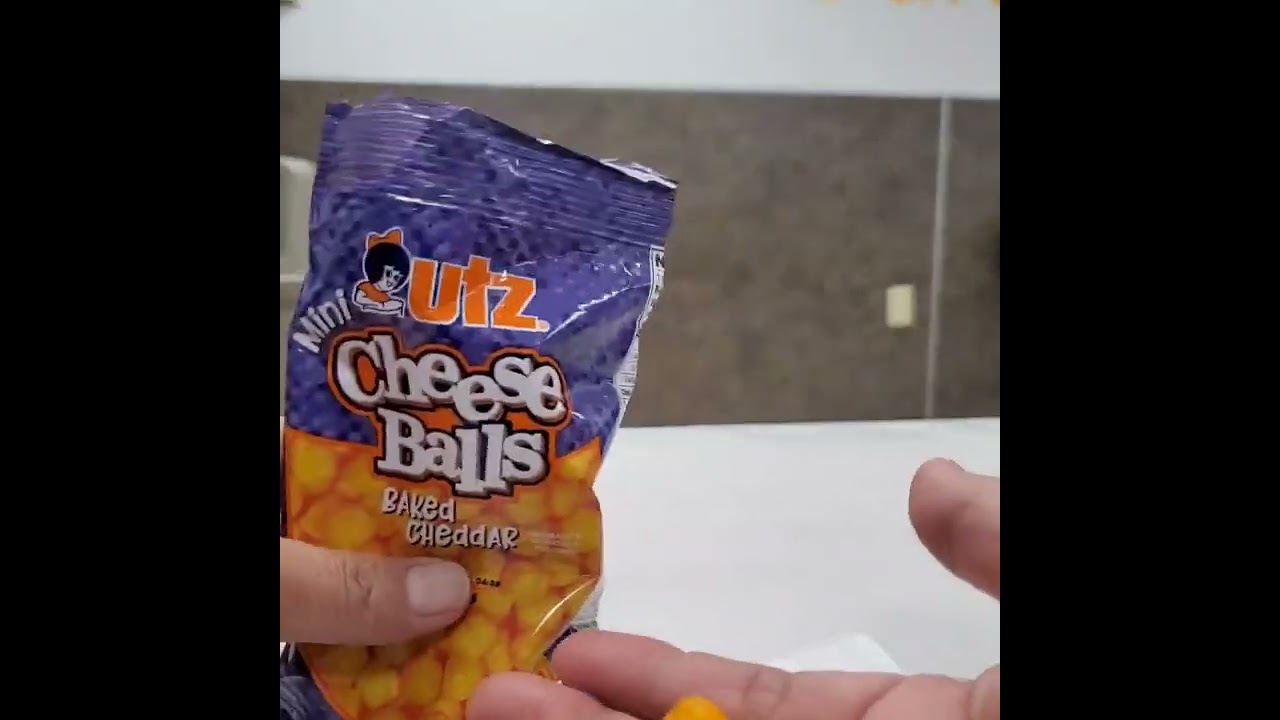 Mini Utz Cheese Balls Baked Cheddar 