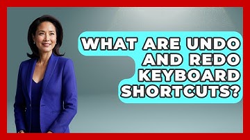 What Are Undo And Redo Keyboard Shortcuts? - Admin Career Guide