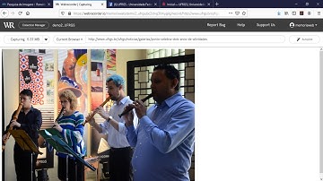 Old demo. Gravação de várias páginas de um sítio Web com Webrecorder - demo