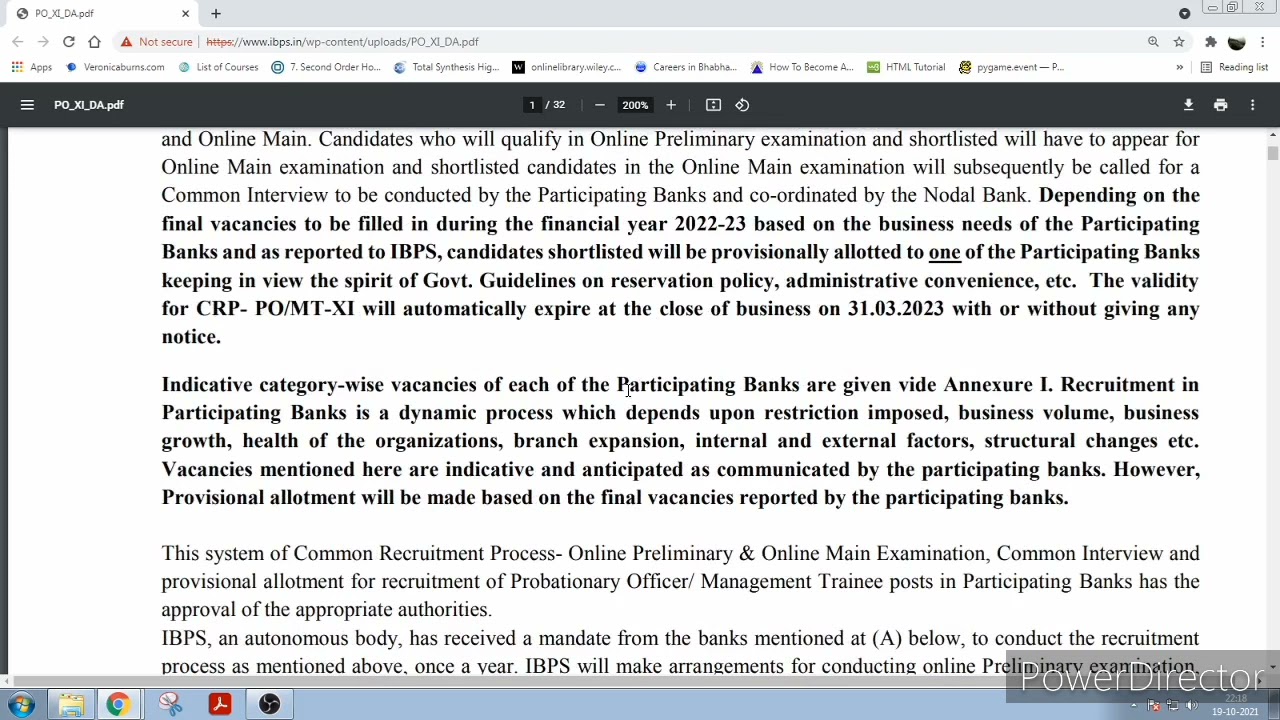 ibps po Recruitment, 4000 vacancies