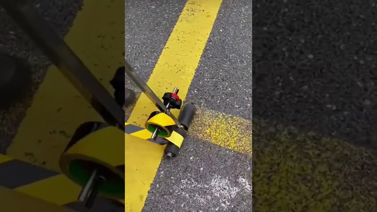 Safety Designated walking path marking 