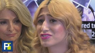 Transgender Hispanics report hate crime after being ejected from a California bar.