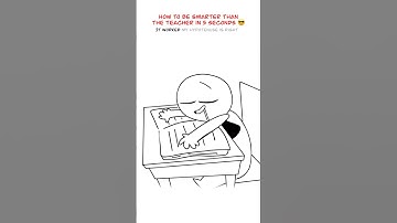 Smart Kid 😅 (Animation Meme) Anim: RedFlowerCrown #shorts