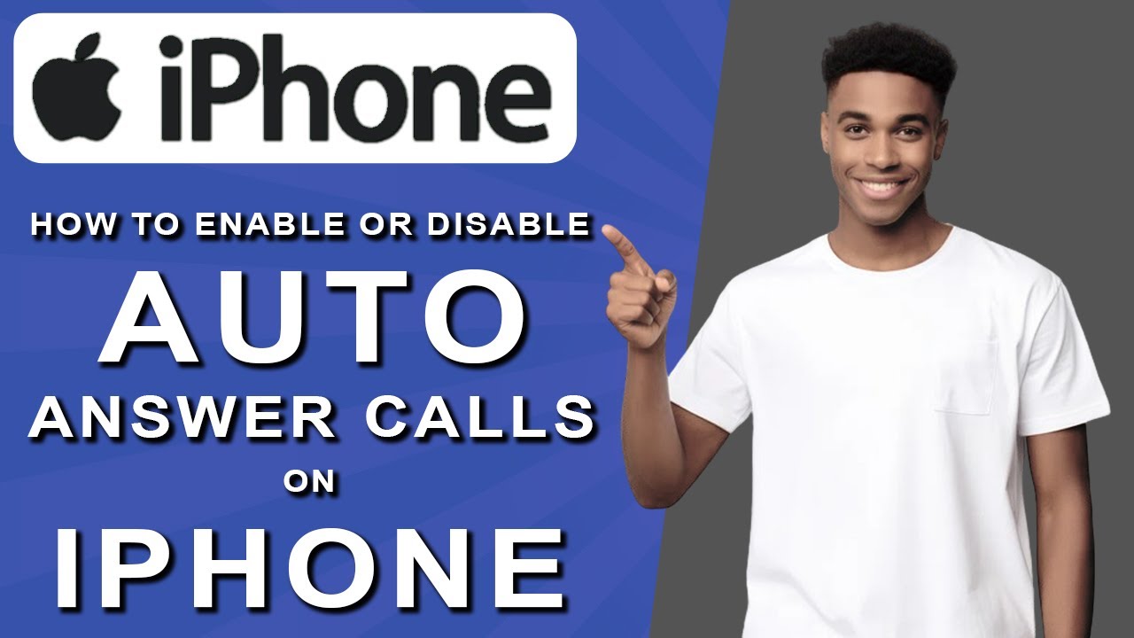 How to enable or disable auto answer calls on iphone (2024) - YouTube