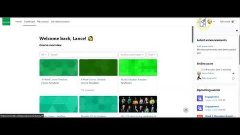 How to use the messenger tool in Moodle 4.0