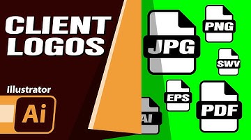 How to Export All Logo Formats at Once | Illustrator Tutorial