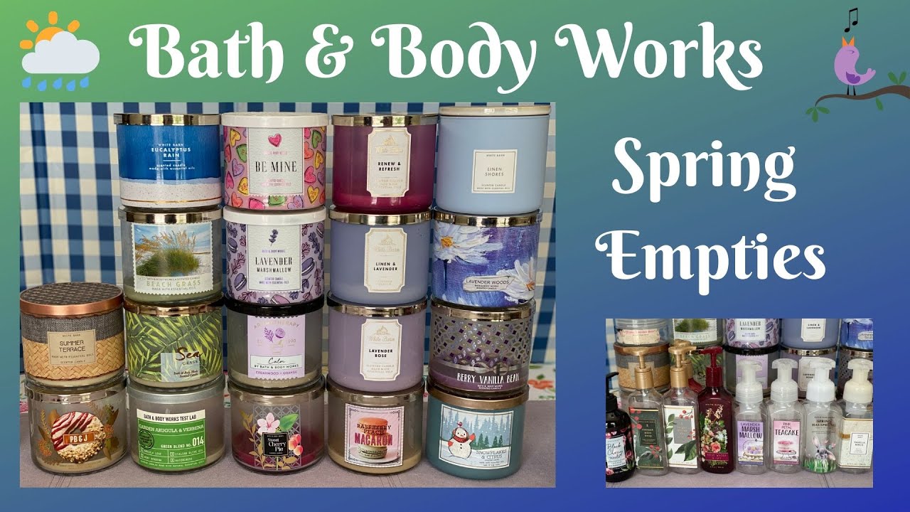 Bath & Body Works & Lush Empties| 3 months! |Spring 2020