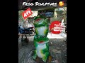 How to make DIY Frog for a garden Cement crafts ideas