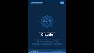 Free Beginner’s Guide to Claude AI Video | #AI #ClaudeAI #AITools #PromptEngineering #GenAI