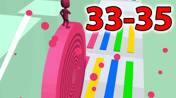 Layers Roll - Level  33-35  - Gameplay Walkthrough - All Level (iOS, Android)