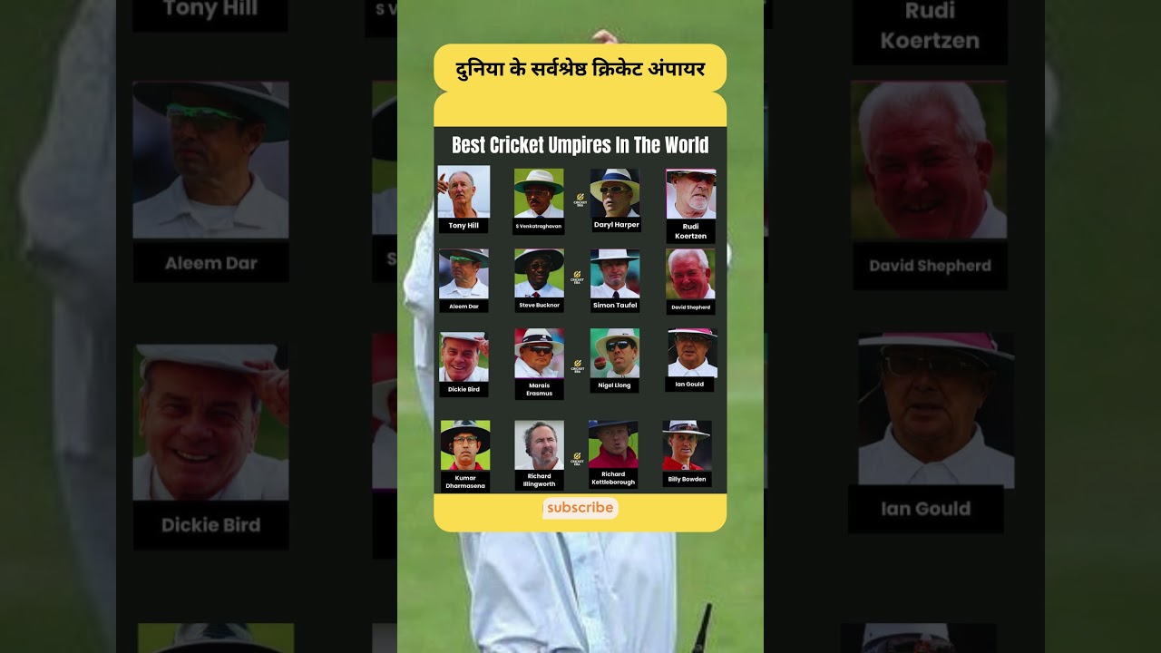 Top Best Cricket Umpires in The World | Who is the Best in Your View?  