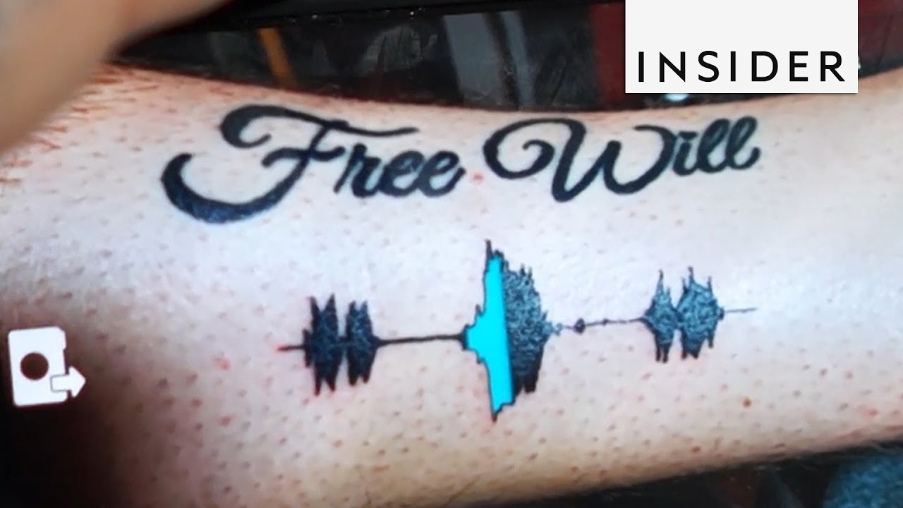 Soundwave Tattoos: Audible Body Art - YouTube