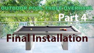 Putting Together an Outdoor Pool Table (AKA Nightmare Pool Table!)