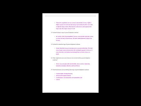Quizlet Pathophysiology