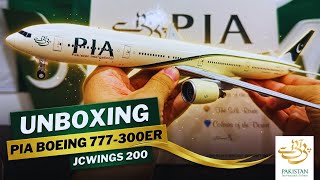 PIA Boeing 777-300ER 1:200 Scale (AP-BID) Unboxing By JCWINGS 200