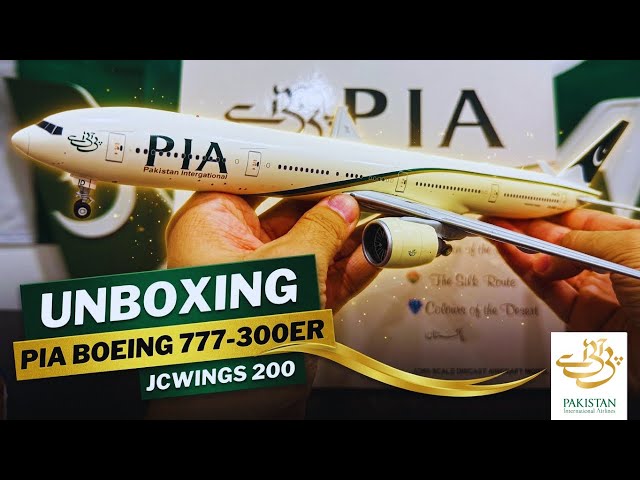 PIA Boeing 777-300ER 1:200 Scale (AP-BID) Unboxing By JCWINGS 200