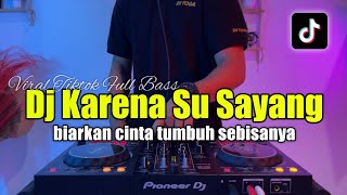 DJ KARENA SU SAYANG VIRAL TIKTOK - BIARKAN CINTA TUMBUH SEBISANYA
