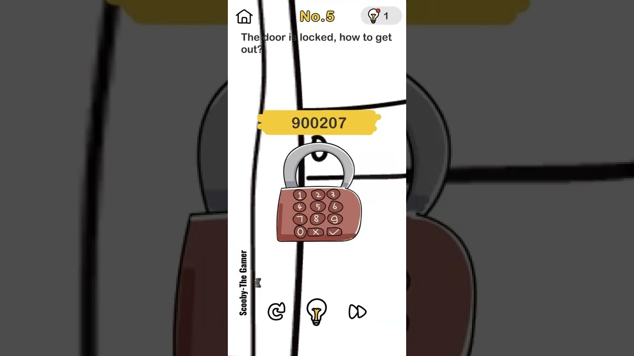 The door is locked, how to get out? No.5 