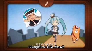 Video thumbnail of "Hatsune Miku - Do Re Mi Fa Rondo HD sub español + MP3 + Off Vocal"
