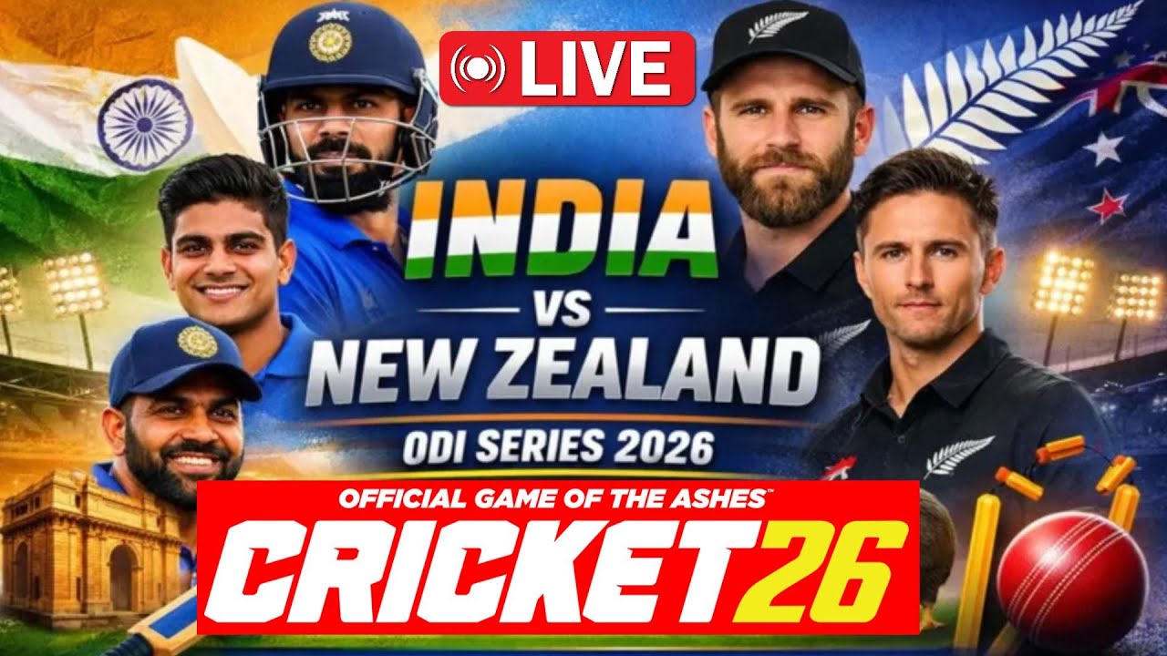 RO-KO IS BACK 🔥India vs New Zealand Match Live 🔥 CRICKET 26 