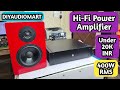 400W RMS Hi-Fi Stereo Power Amplifier | Top Budget Amplifier Under ₹20000 by Xtreme | DIYAUDIOMART