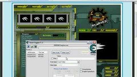 Cheat Engine 5.3 in Robot Rage