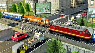 Real Indian Train Simulator|Android Game|Gameplay India Old Train Drive Difficult Track Lavel#2 screenshot 4