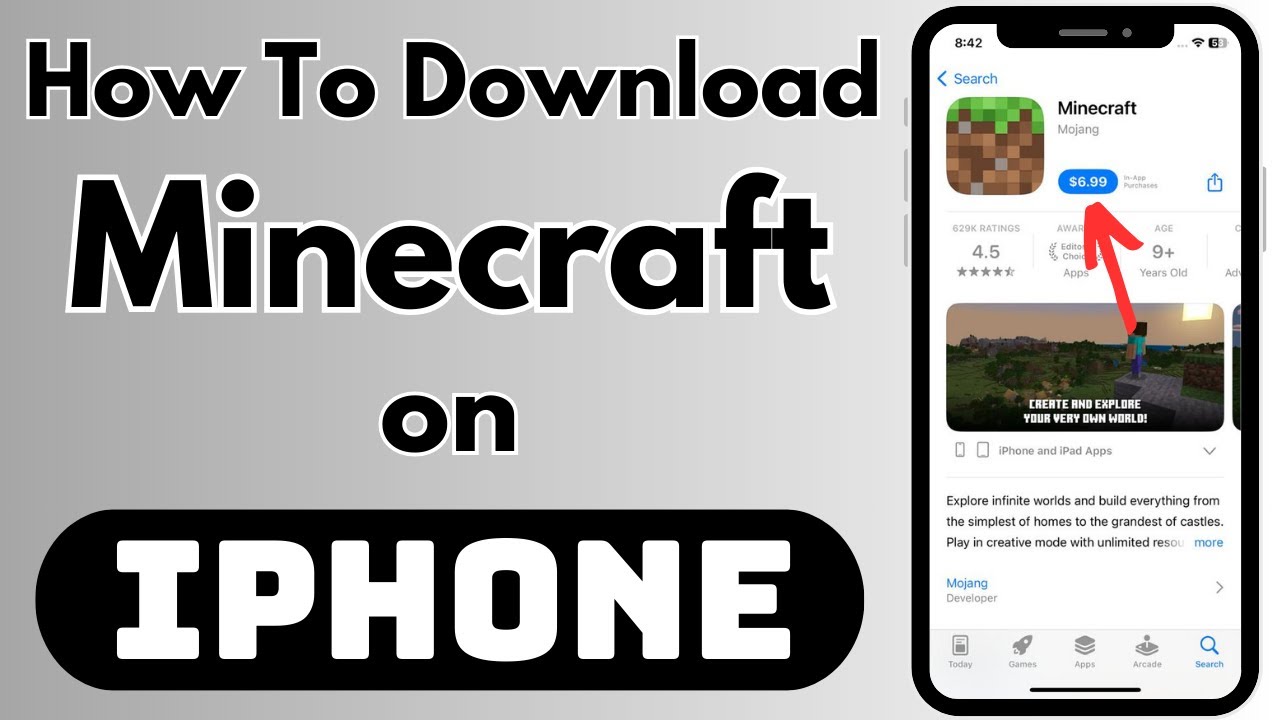 Como descargar Minecraft GRATIS en iPhone o iPad (iOS)