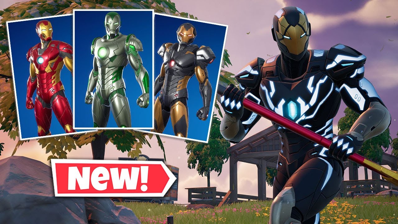 NEW IRON MAN Skin Gameplay In Fortnite! (Iron Legion Set)