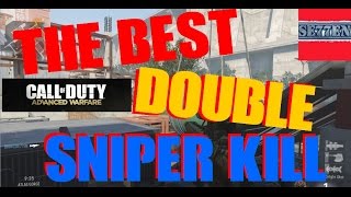 1080p / 60FPS! Unbelievable Double Sniper Kill on Advanced Warfare!