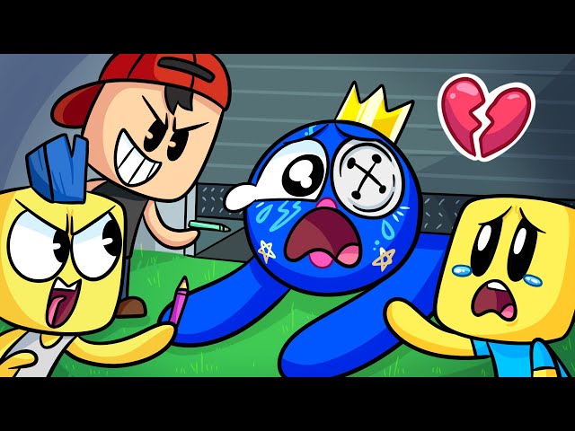 Pink & Yellow Are So Sad With Blue - Rainbow Friends Animation   By Hornstromp series