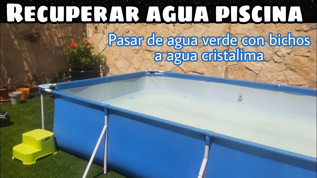 RECUPERAR AGUA DE PISCINA DESMONTABLE🧜🏻♀️ Como eliminar el verde de la piscina YouTube RECUPERAR AGUA DE PISCINA DESMONTABLE🧜🏻♀️ Como eliminar el verde de la piscina YouTube