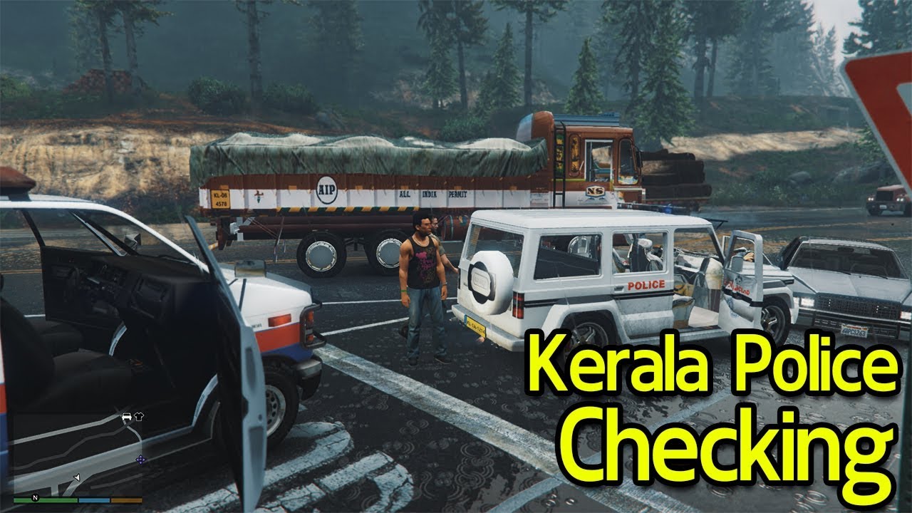 പാണ്ടി ലോറി കൊണ്ട് ലോഡ് കൊണ്ടുപോയതിന് പെറ്റി അടിച്ചു തന്നു Kerala Police 😕 Gta 5
