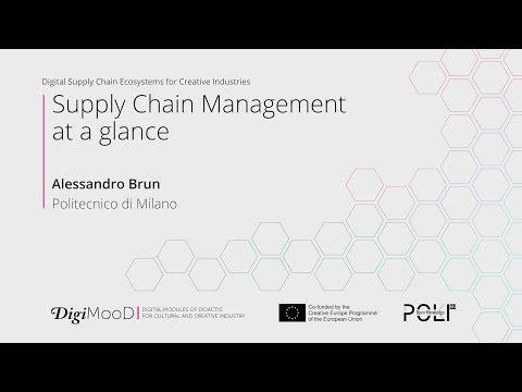 Supply Chain Management at a glance (Alessandro Brun)