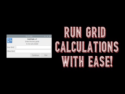Grid Calc :: A grid calculator for Raspberry Pi :: Linux