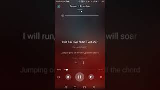 Dream It Possible Şarkı Sözleri