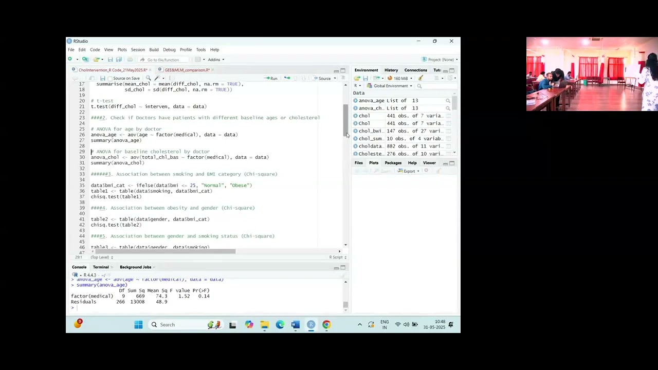 Day 2 (II A) - Random Intercept Models practicals _ Mrs. Jothilakshmi & Dr. L. Jeyaseelan