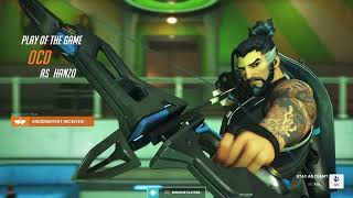 Hanzo Quadruple Kill! | Dragonstrike - #overwatch