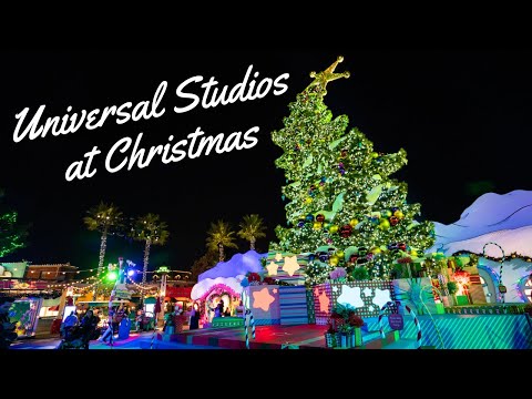 Video: Гарри Поттер Рождество & Grinchmas: Universal Studios Hollywood