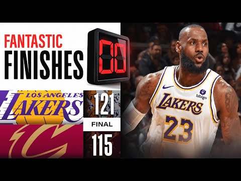 Final 4:04 EXCITING ENDING Lakers vs Cavaliers | November 25, 2023